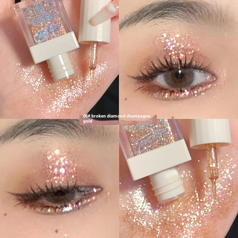Gege Bear Gogo Bear Liquid Crystal Gem Dazzling Color Liquid Eye Shadow