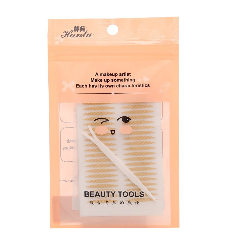 Flesh-colored Mesh Seamless Invisible Waterproof Double Eyelid Stickers