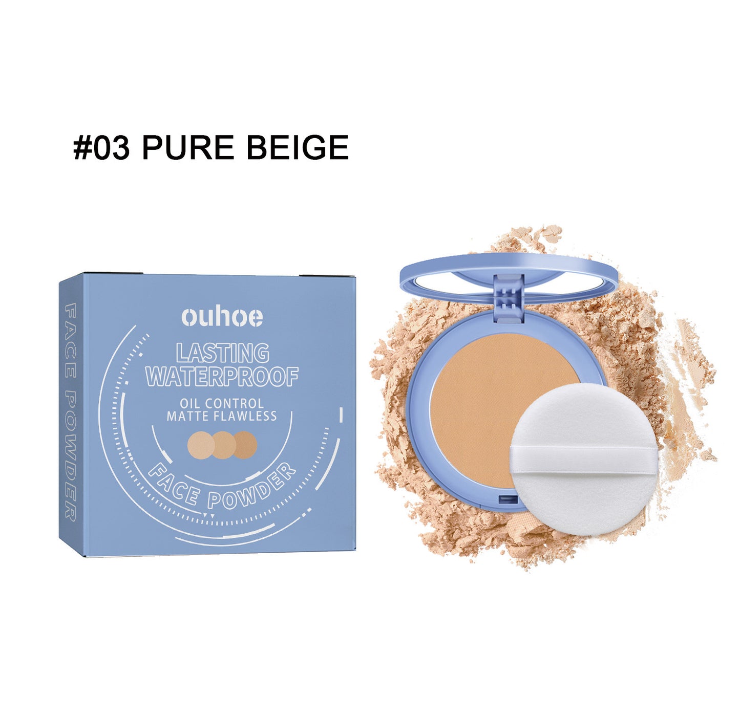 Not Easy To Makeup Flawless Long-lasting Natural Finishing Powder
