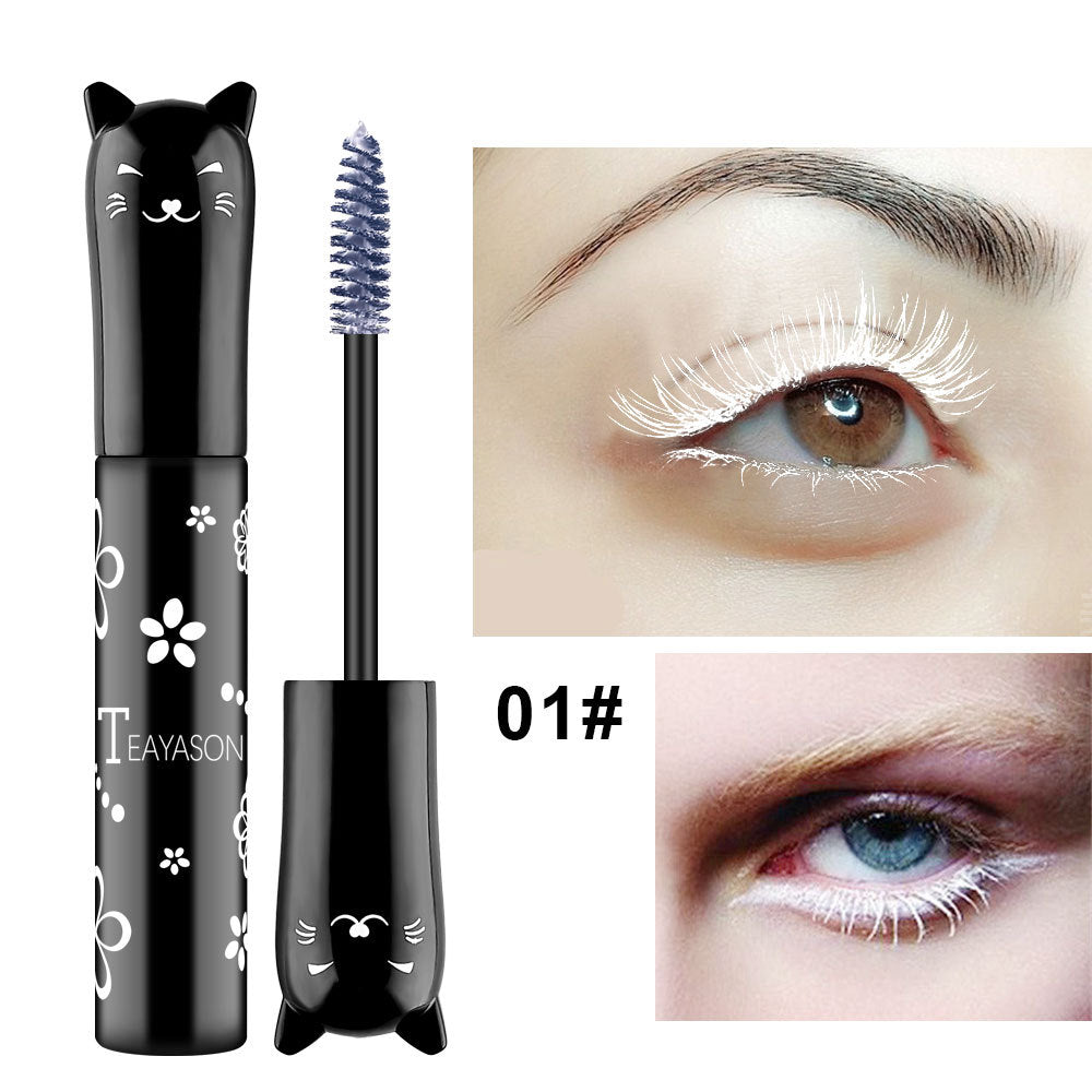 Color Mascara Blue Purple White Purple