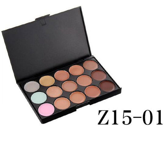 11 Unids Manija Cepillos 15 Color Antiojeras Neutral Paletas Contorno Crema Kit Cara Cosmetica Eyeshadow Cosmeticos Smrp