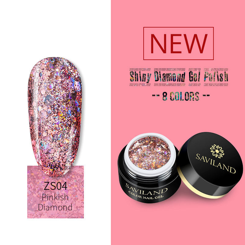 Bright diamond glue shiny phototherapy glue