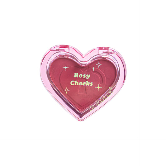 Peach Heart Blush Contour Compact Not Easy To Fly