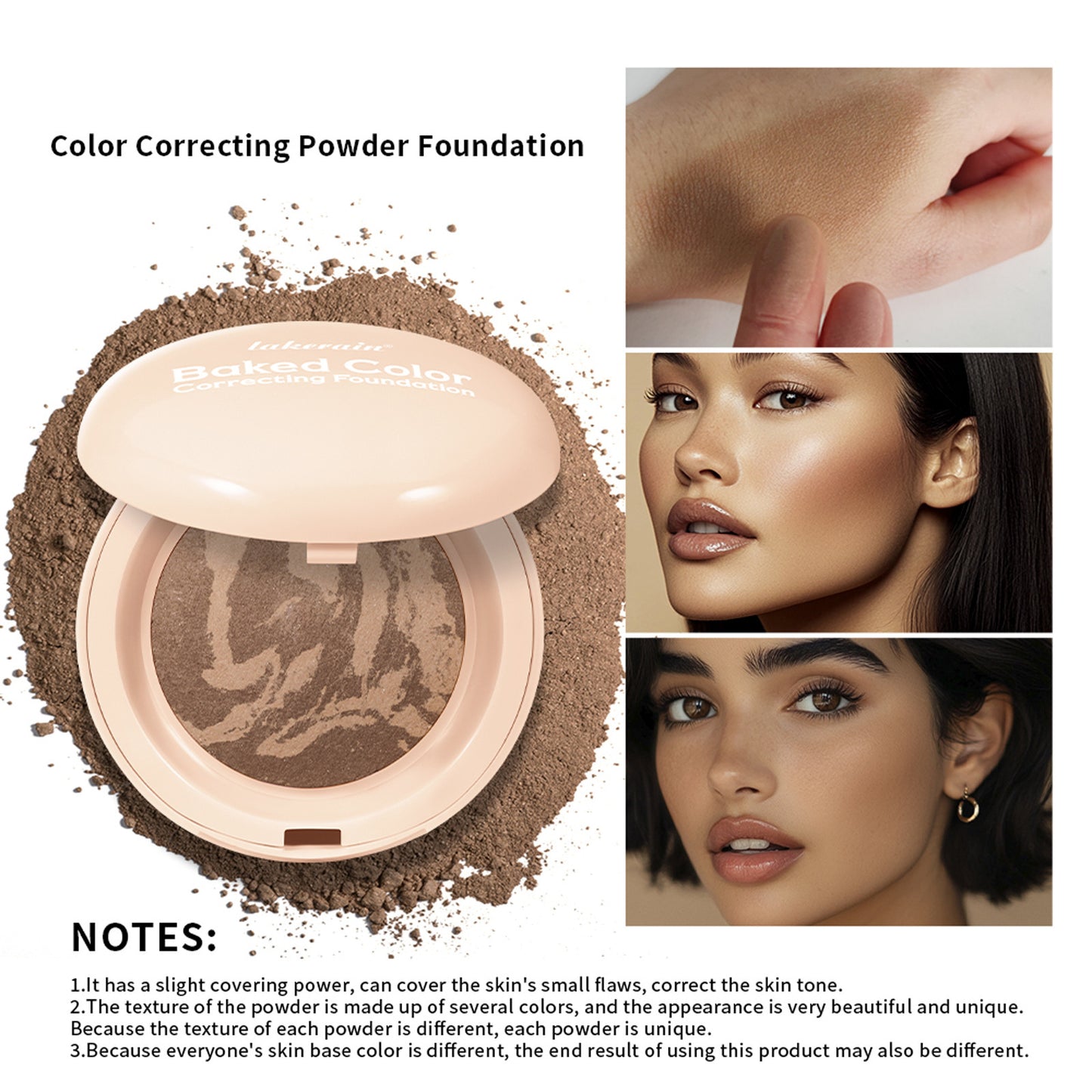 Natural Nose Shadow Blush Highlight Bronzing Powder