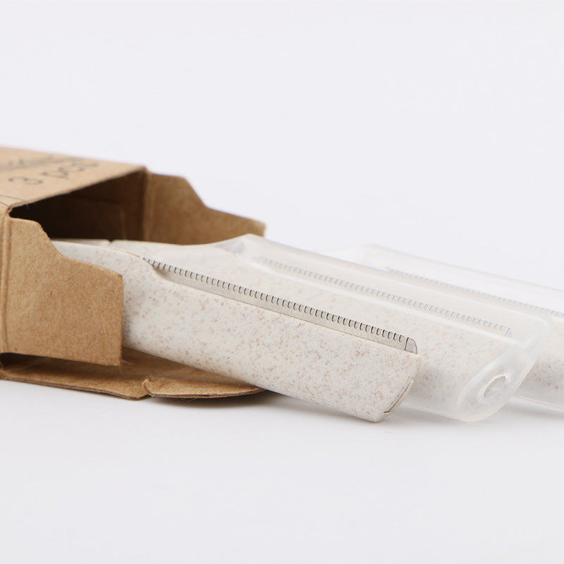 Environmentally Friendly Material Degradable Material Wheat Straw Eyebrow Trimming