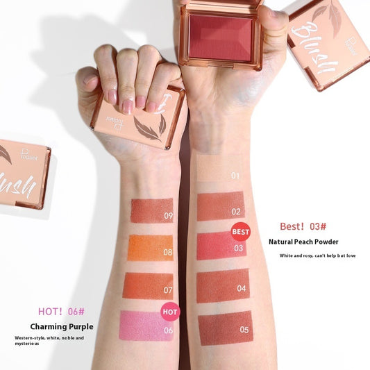 Blush monochrome mat pour un teint éclatant