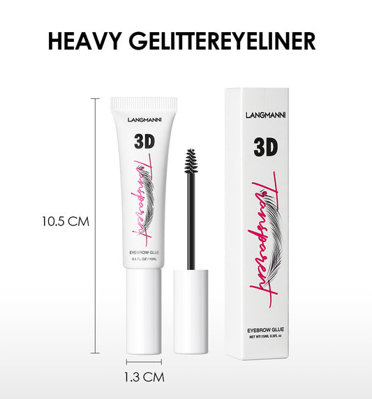 Three-dimensional Waterproof Solid Color Natural Eyebrow Gel