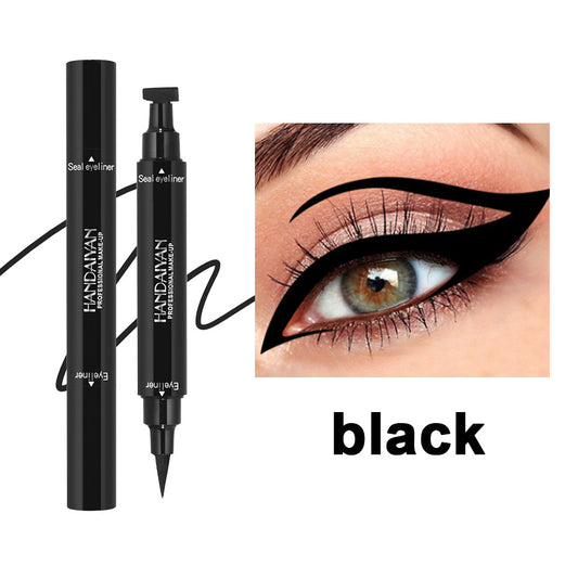 Triangle Seal Color Double Head Liquid Eyeliner