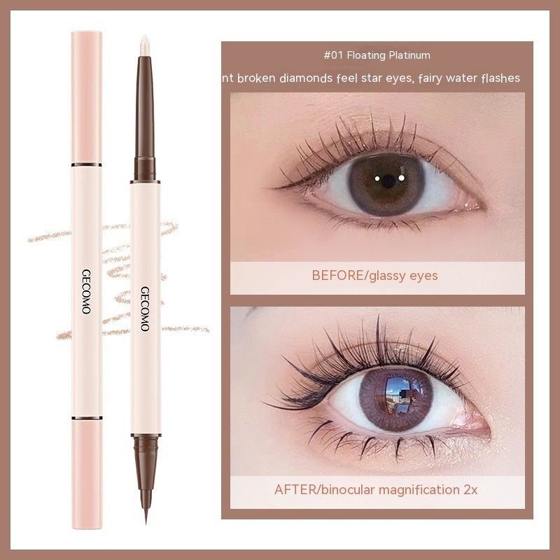 Three-dimensional Star Eyes Double-headed Eye Shadow Pen Makeup