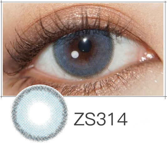 Beauty Pupil Male Students Natural Blue Male Gray Myopia Brown
