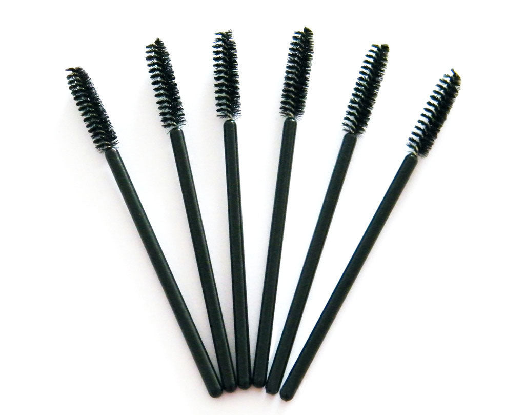 One-off Eyelash Brush Black Rod Spiral