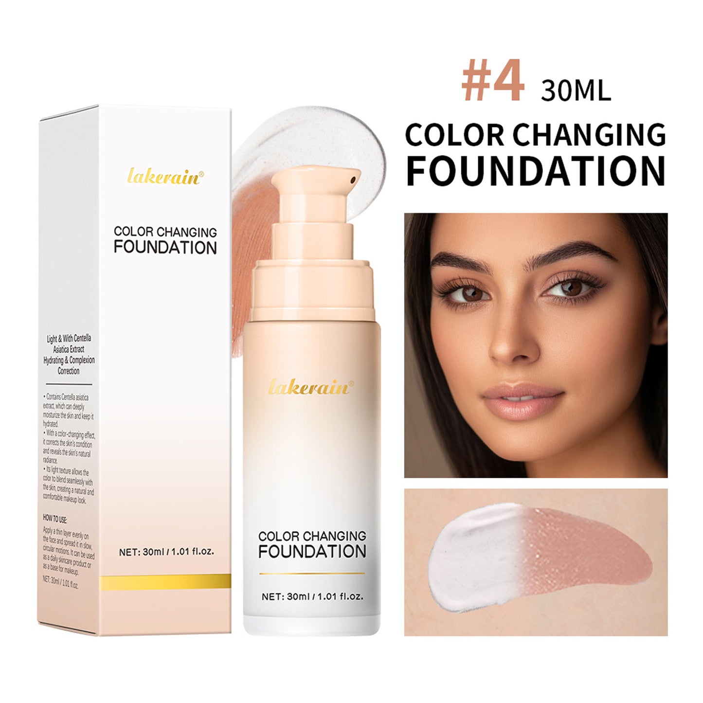 Discoloration Liquid Foundation Concealer Long-lasting Natural