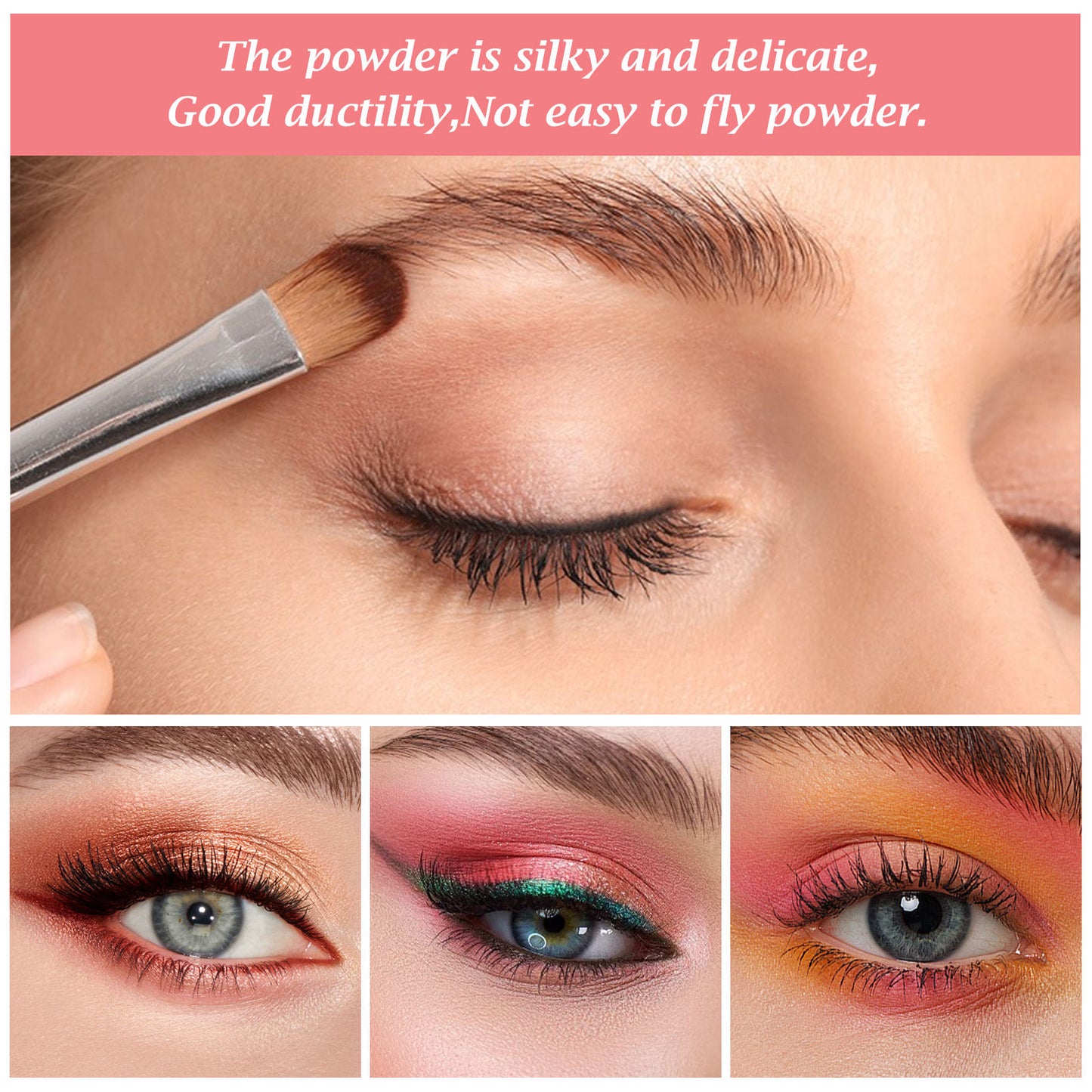 Las Chicas High Pigment Silky Hydroxybenzophenone Non-Vegan Cruelty-Free Cream 12-Color Eyeshadow Palette Makeup Palette