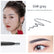 Fine Core Automatic Double Head Eyebrow Pencil With Brush