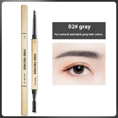 Waterproof Smear-proof Double-headed Automatic Eyebrow Pencil