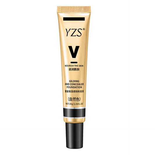 Portable Home Gilding Moisturizing Concealing Foundation