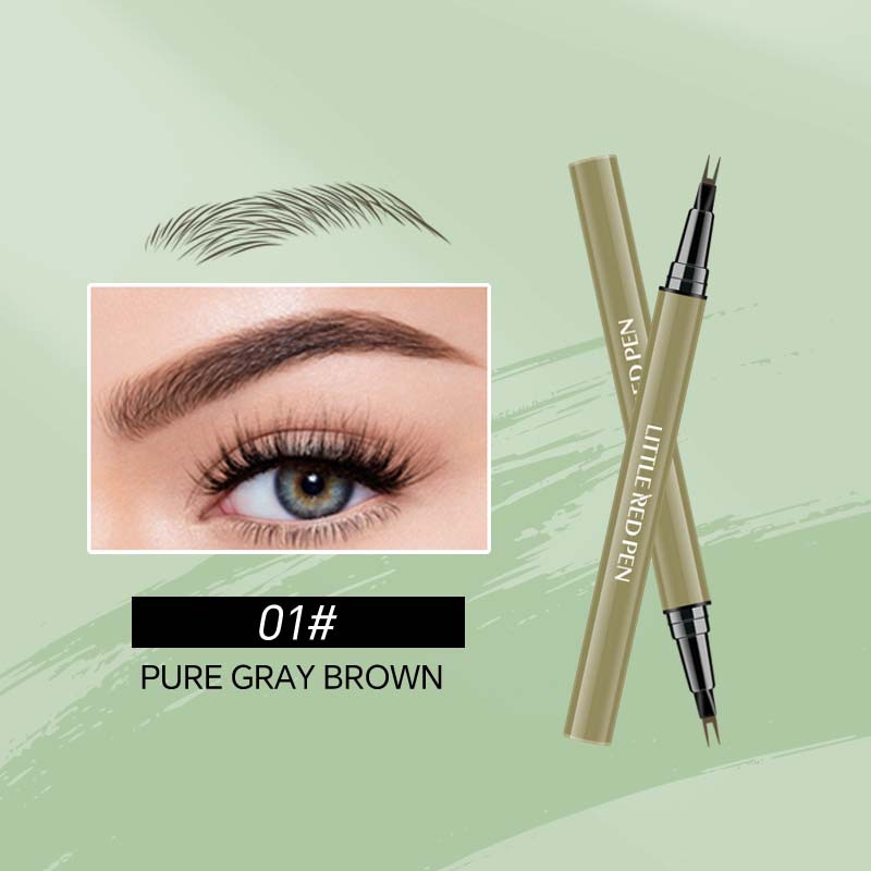 Two Fork Eyebrow Pencil Waterproof Not Smudge Very Fine Liquid Eyeliner
