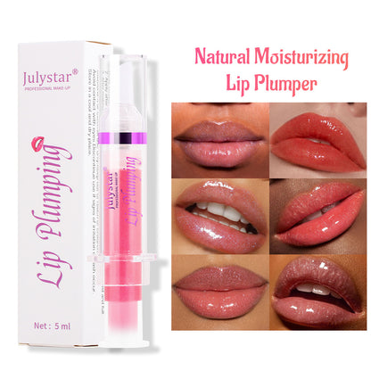 Gloss hydratant longue tenue Pearl, nourrissant et illuminateur, sans taches d'eau, pour des lèvres légères et pulpeuses.