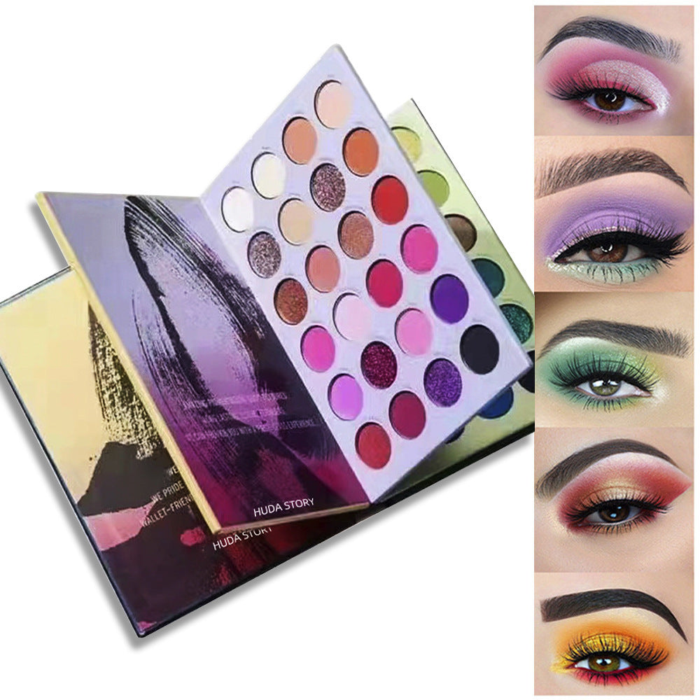 72-color Eyeshadow Book Cross-border Eyeshadow Long-lasting Makeup Does Not Fade