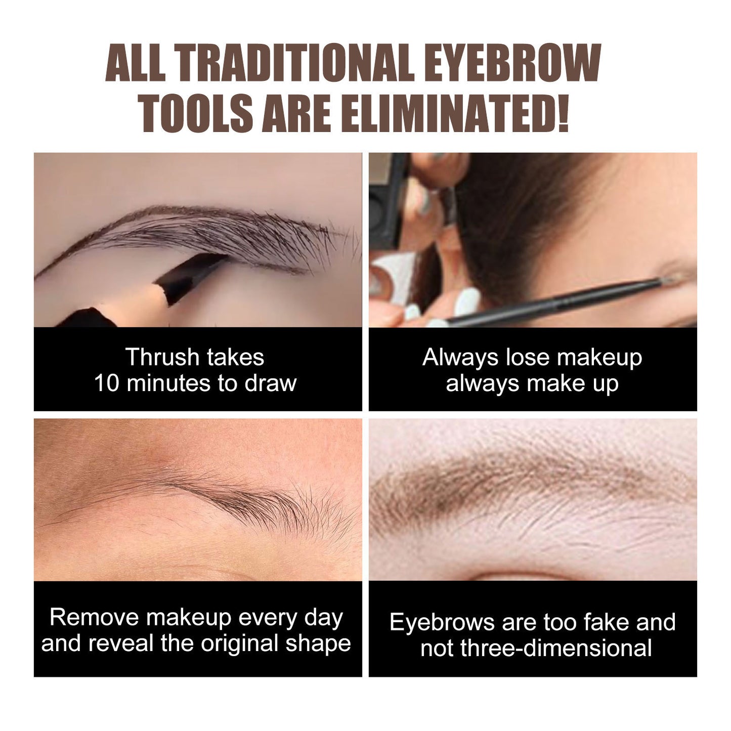 Eyebrow Plaster Naturally Waterproof Not Smudge