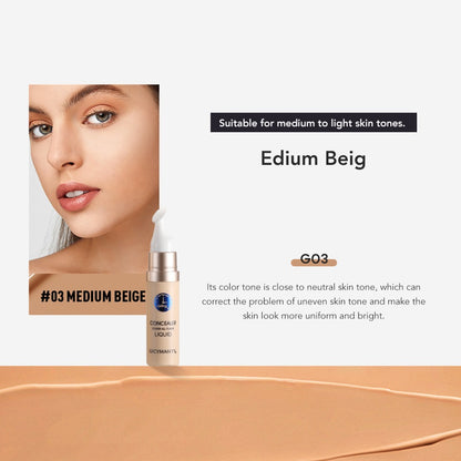 Matte Moisturizing Light Acne Marks Freckle Repair Brightening Liquid Concealer