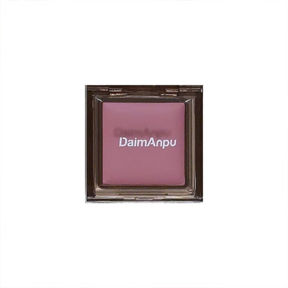 Daimanpu Monochrome Ice Night Square Blusher White Matte Nude