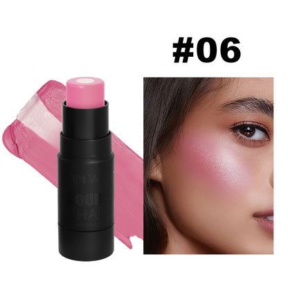 Multi-Color Sandwich Blush Stick Natural Nude Dress Brightening Color Solid Blush Shading Cream