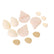 Solid Color Cosmetic Egg 12-piece Mini Thumb Puff
