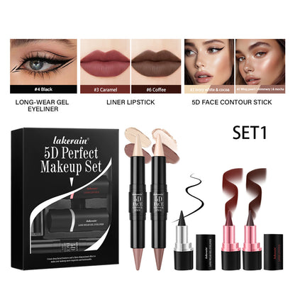 5 Pack Eyeliner Lip Liner Contour Stick Suit