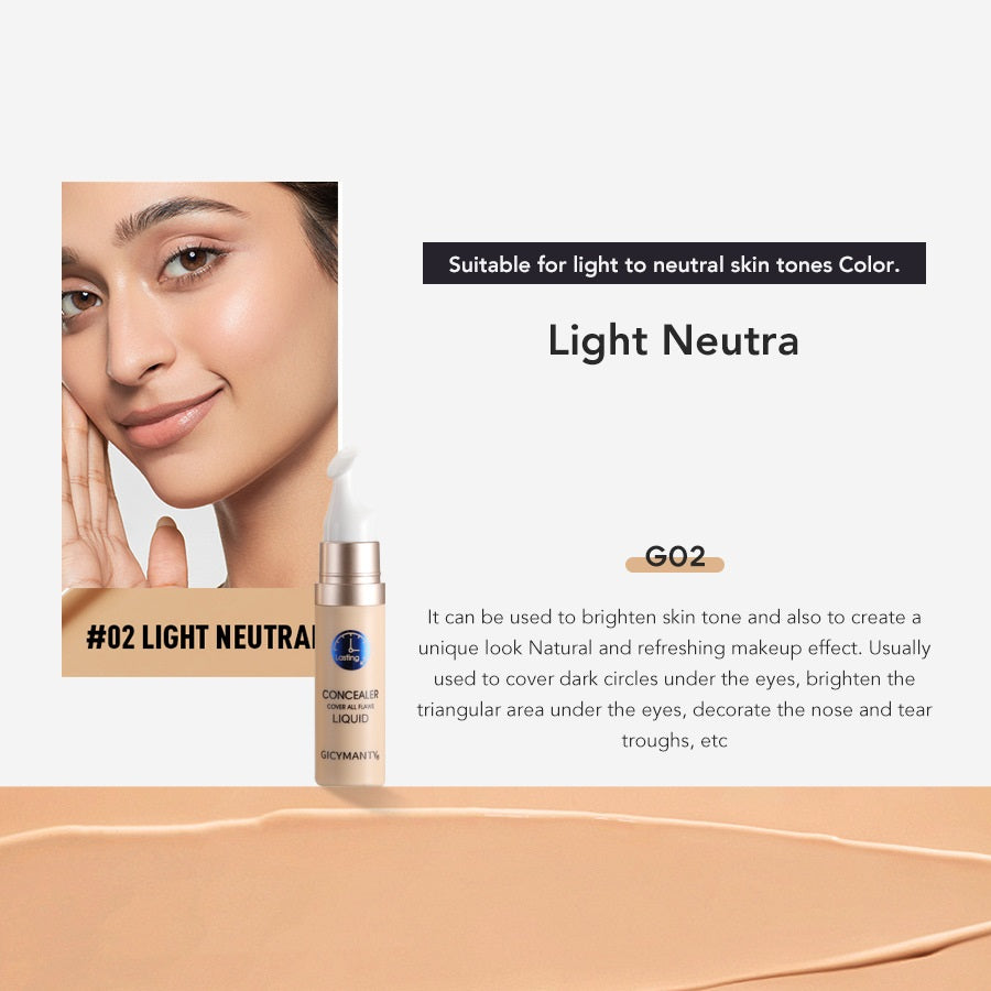 Matte Moisturizing Light Acne Marks Freckle Repair Brightening Liquid Concealer