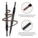Double head rotating eyebrow pen with brush
