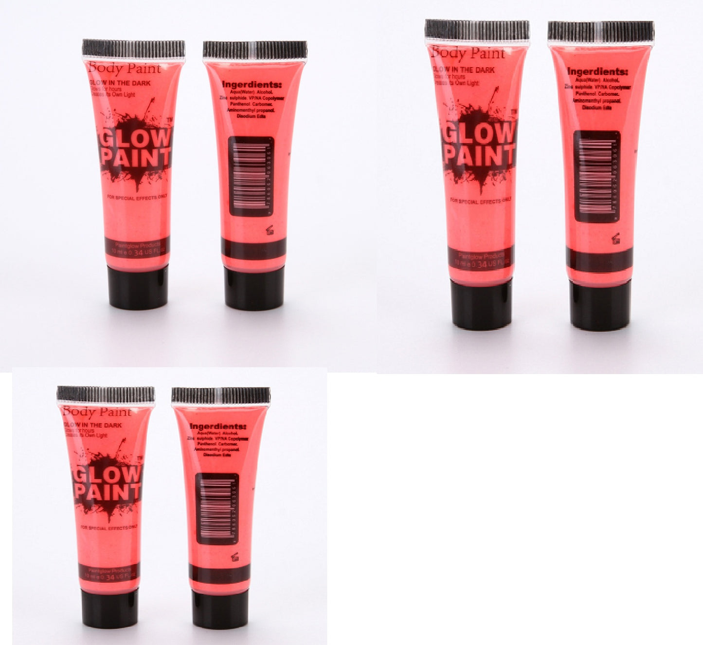 Environmentally friendly non-toxic body paint