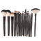 Eye Brushes, Blush Brush, Iip Brush And Fan-Shaped Makeup Brush Set