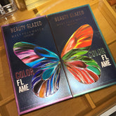 Palette de fards à paupières colorés, maquillage de scène, paillettes