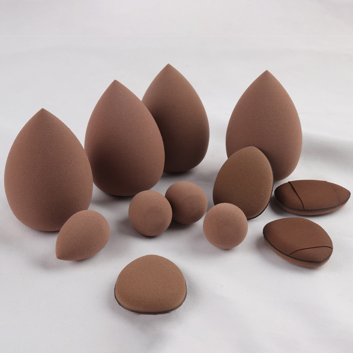 40-Piece Makeup Tool Set With Beauty Blender Soft Sponge Puffs