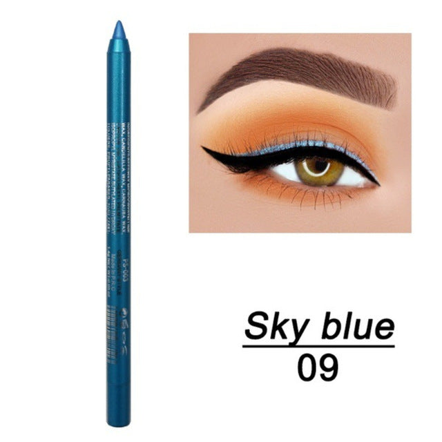 1 Pc Long-lasting Eyeliner Pencil Waterproof 14 Colors