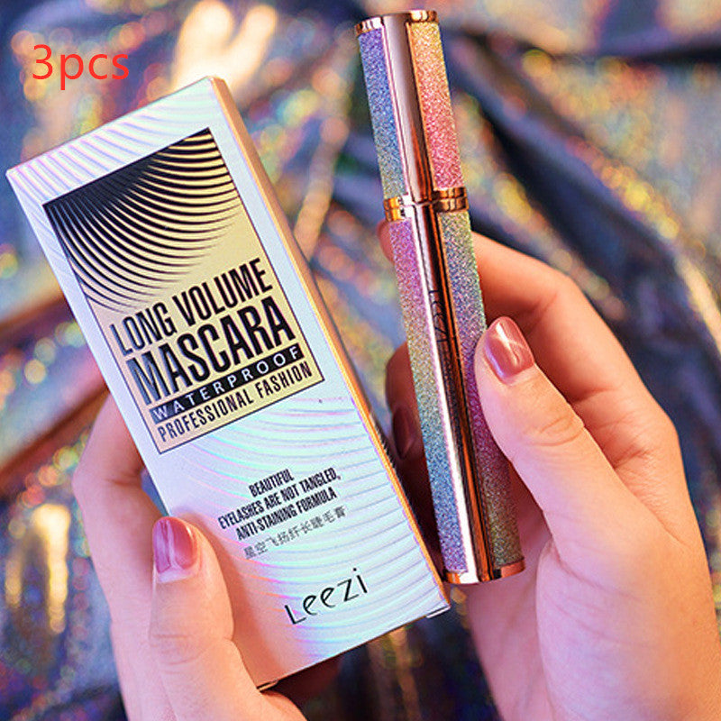 4d long thick curling waterproof and sweat-proof is not blooming star mascara