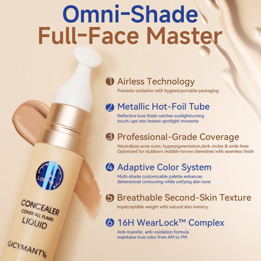 Matte Moisturizing Light Acne Marks Freckle Repair Brightening Liquid Concealer