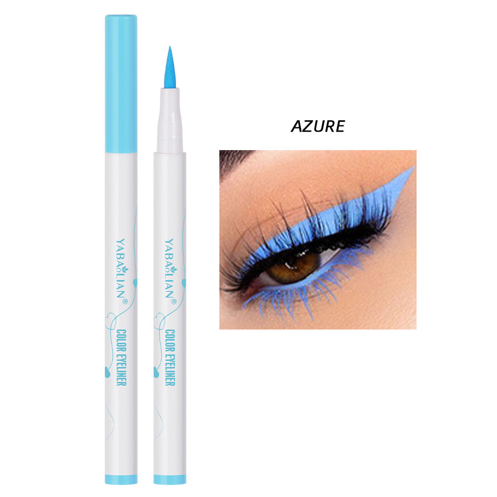 Color Eyeliner Not Easy To Smudge Waterproof Thin Heel
