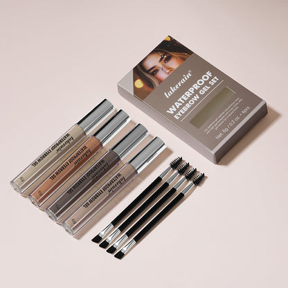 Waterproof Eyebrow Gel Suit Easy Thrush Anti-sweat Durable Not Easy To Makeup