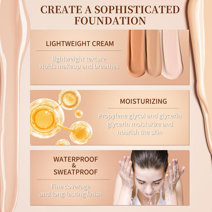 Concealing Foundation Oil Control Makeup Natural BB Cream