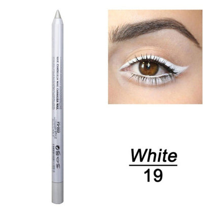 1 Pc Long-lasting Eyeliner Pencil Waterproof 14 Colors