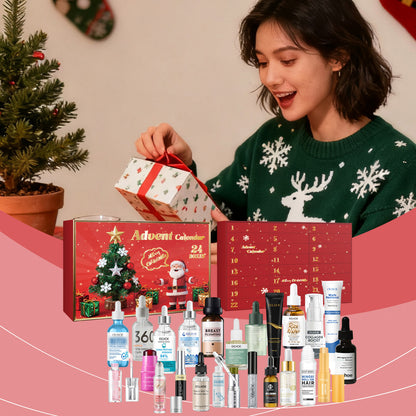 Christmas Countdown Cosmetics Skin Care Gift Box