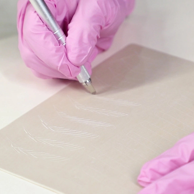 Silicone practice leather