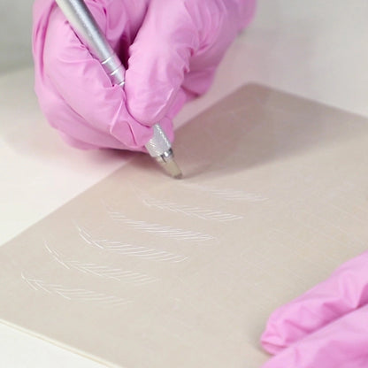 Silicone practice leather