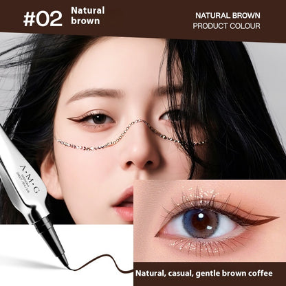 Positioning Liquid Eyeliner Waterproof Non-dizzy Makeup Very Fine And Quick-drying