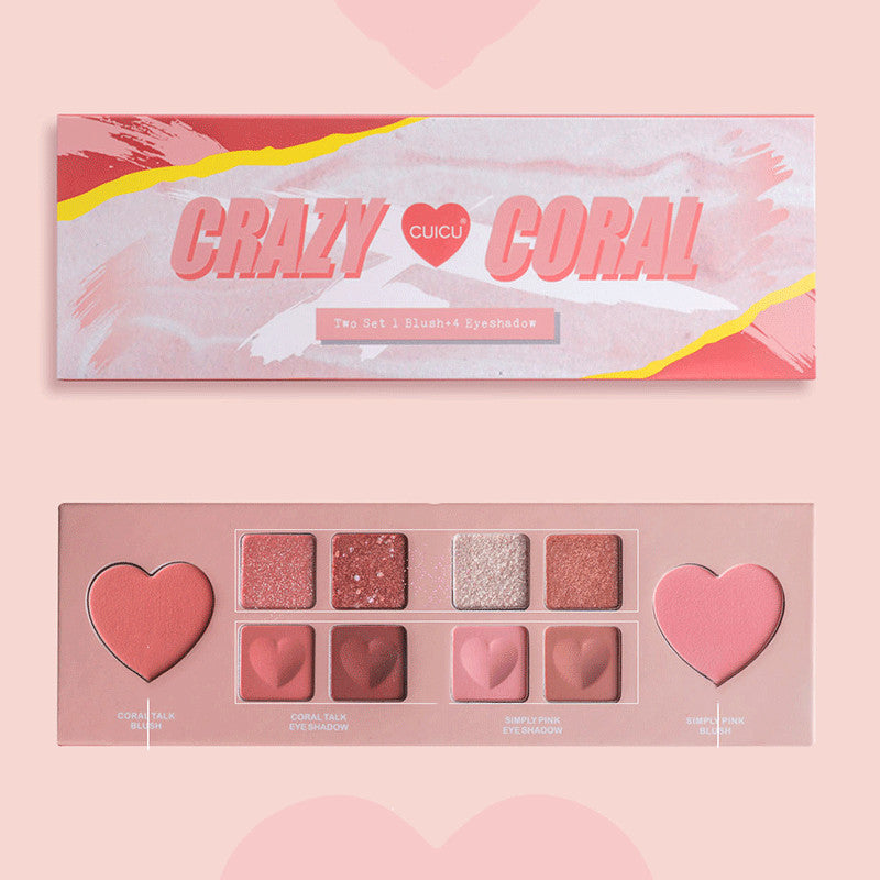 10 Color Creamy Matte EyeShadow Palette Glitter Shimmer Metallic Eyeshadow