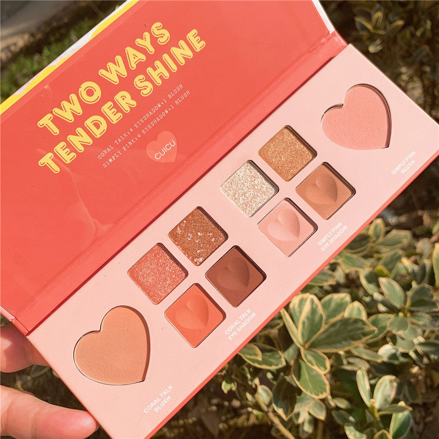 10 Color Creamy Matte EyeShadow Palette Glitter Shimmer Metallic Eyeshadow