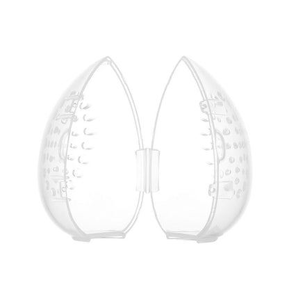 Transparent Eggshell Puff Storage Box