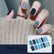 3D Laser Bronzing Nail Sticker